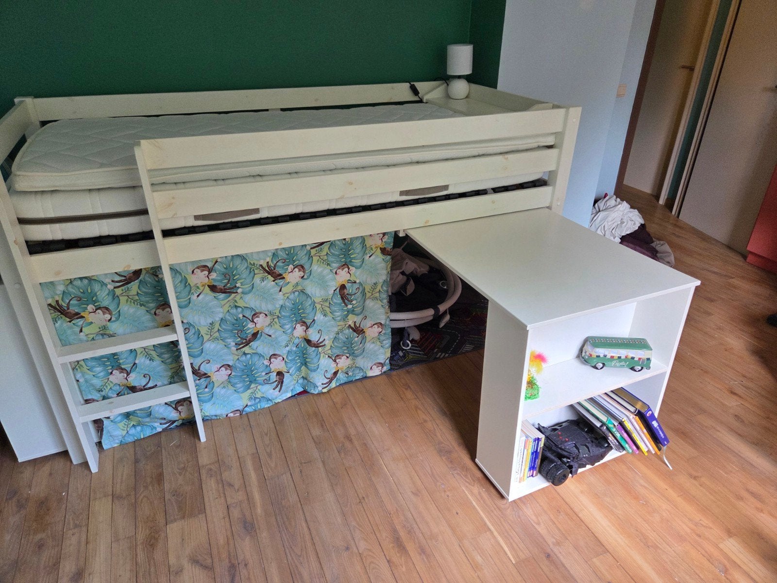 Lit cabane/'mezzanine avec bureau intégré, Enlèvement