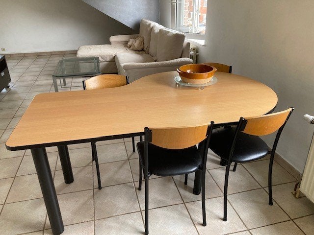 keukentafel, Huis en Inrichting, Tafels | Eettafels, Ophalen, Gebruikt, 50 tot 100 cm, 150 tot 200 cm