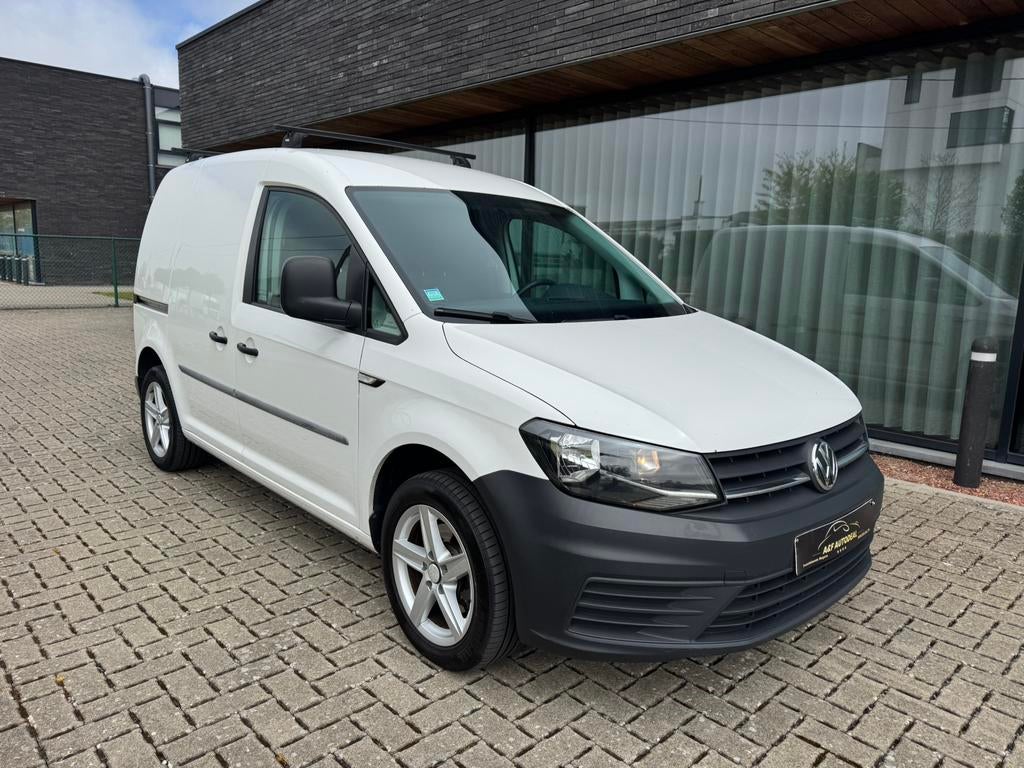 Volkswagen Caddy 2.0 tdi 2017 euro 6 gekeurd lichte vracht, Auto's, Voorwielaandrijving, Stof, Volkswagen, Wit