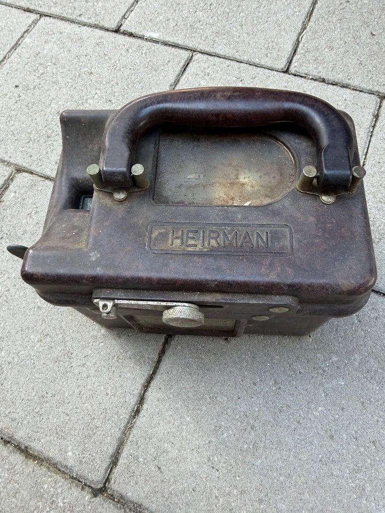 Antieke HEIRMAN duivenklok / constateur – bakeliet– ca. 1949, Dieren en Toebehoren, Postduif
