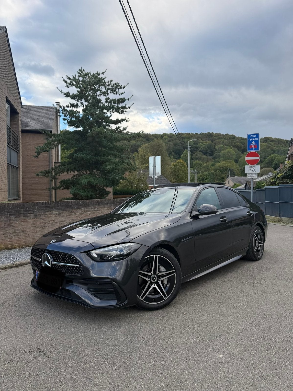 Mercedes C200d mild-hybrid AMG line, Auto's, Particulier, Diesel, Te koop