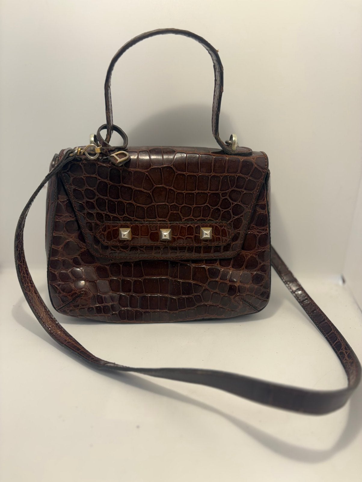 Sublime sac Delvaux en croco, Bijoux, Sacs & Beauté, Enlèvement ou Envoi, Comme neuf