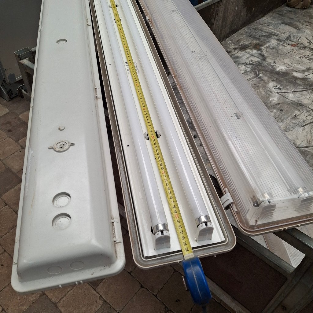 3 dubbele +1 enkel plafondlampen-wandlampen, Ophalen of Verzenden, Zo goed als nieuw, Overige merken