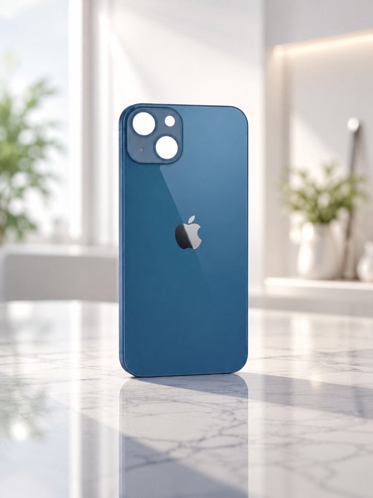 Coque arrière en verre bleue pour iPhone 13 — Nouveau, Télécoms, Téléphonie mobile | Apple iPhone, Enlèvement ou Envoi, Neuf, Bleu
