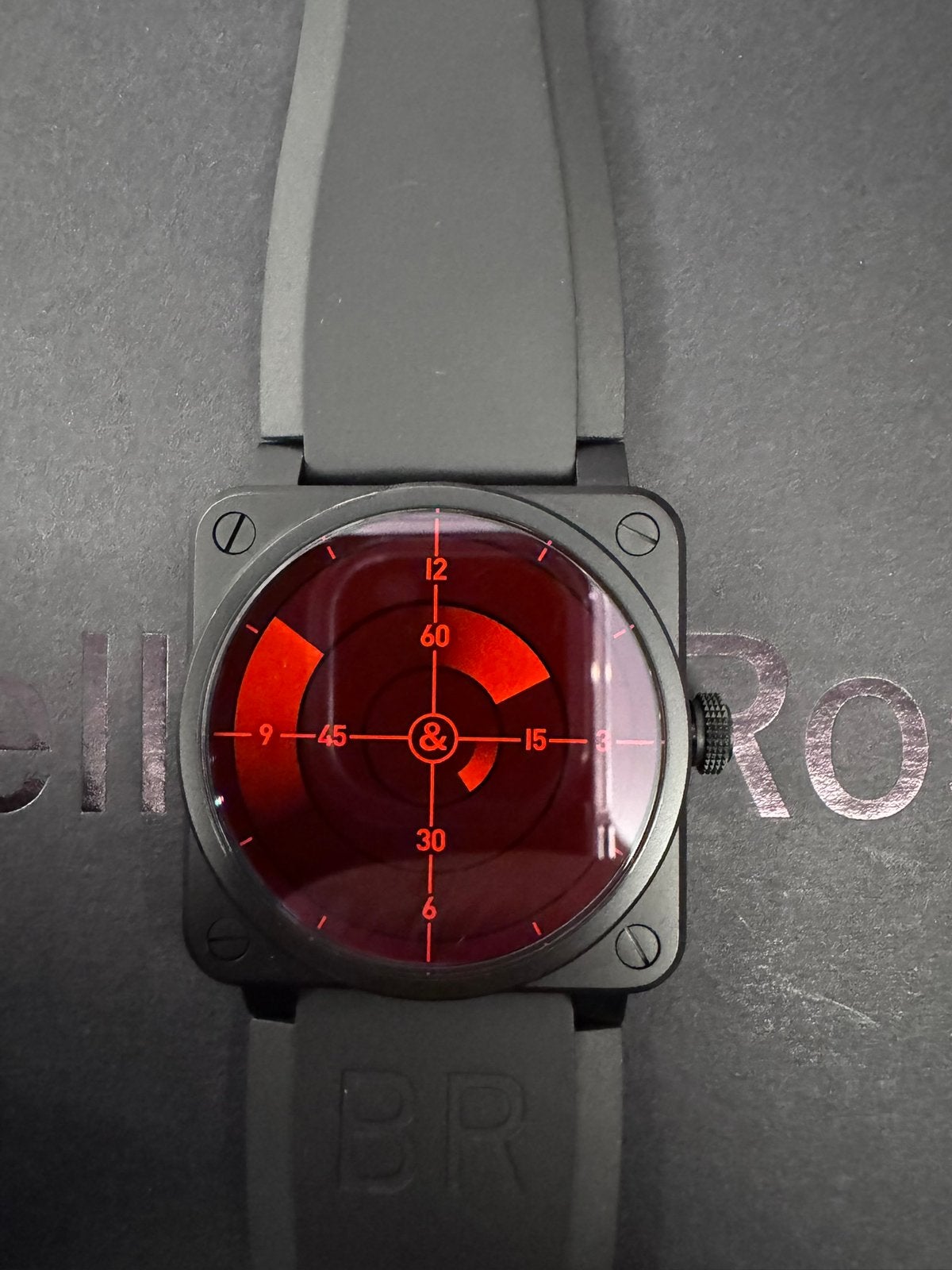 Montre Bell&Ross BR03-92 Red Radar, Bijoux, Sacs & Beauté, Montres | Hommes, Enlèvement ou Envoi, Comme neuf