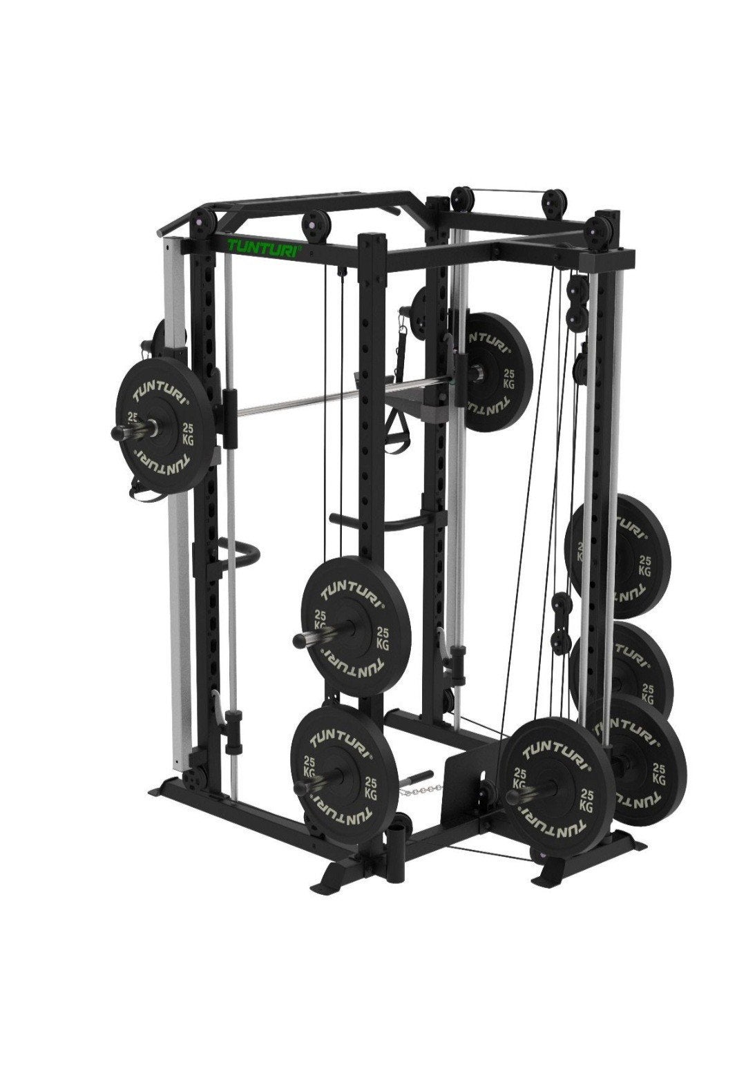 ZGAN Tunturi Smithmachine SM90 inclusief 100kg bumperplates!, Ophalen, Nieuw, Benen