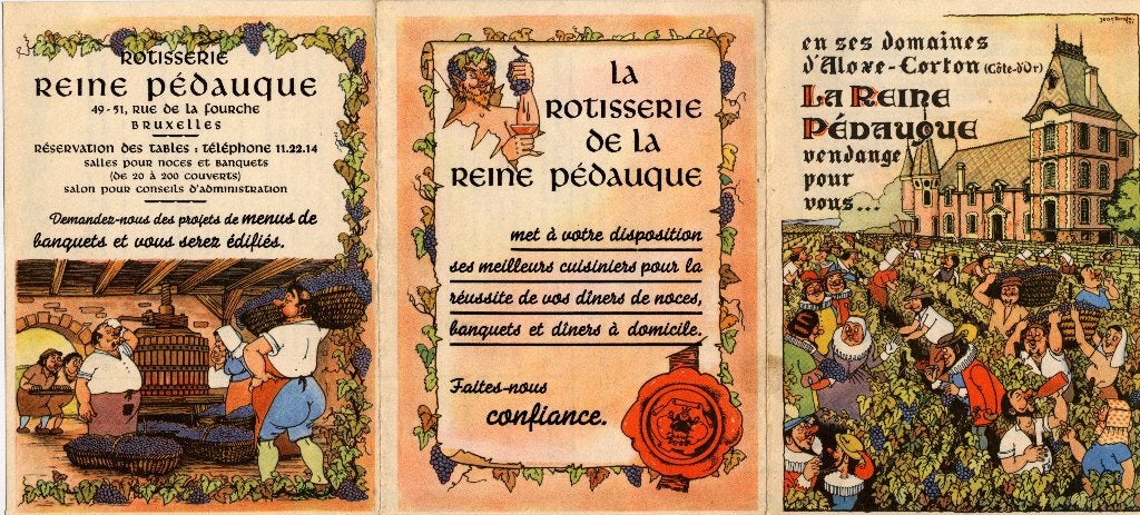 Jean DRATZ - Menu LA REINE PEDAUQUE 1951, Collections, Envoi, Comme neuf, Autres types