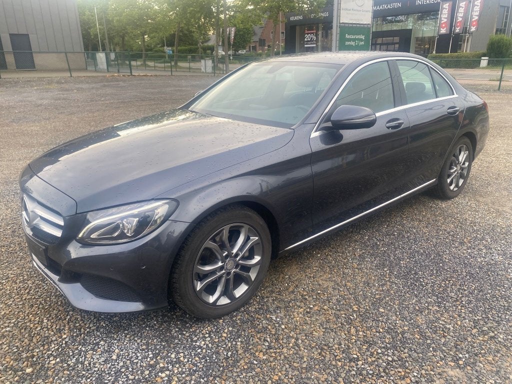 Mercedes C200D 2200cc, automaat., Auto's, Mercedes-Benz, 4 deurs, Achterwielaandrijving, Leder en Stof, Bedrijf