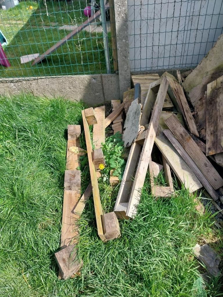 Gratis hout van paletten, Ophalen