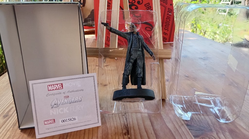 Figurine Nick Fury Eaglemoss Marvel 12 cm Parfait Etat, Envoi, Comme neuf, Fantasy
