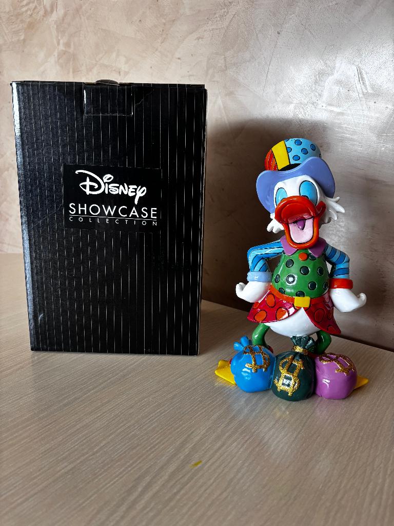 Disney Britto Uncle Scrooge als nieuw met doos, Ophalen of Verzenden, Overige figuren, Zo goed als nieuw, Beeldje of Figuurtje