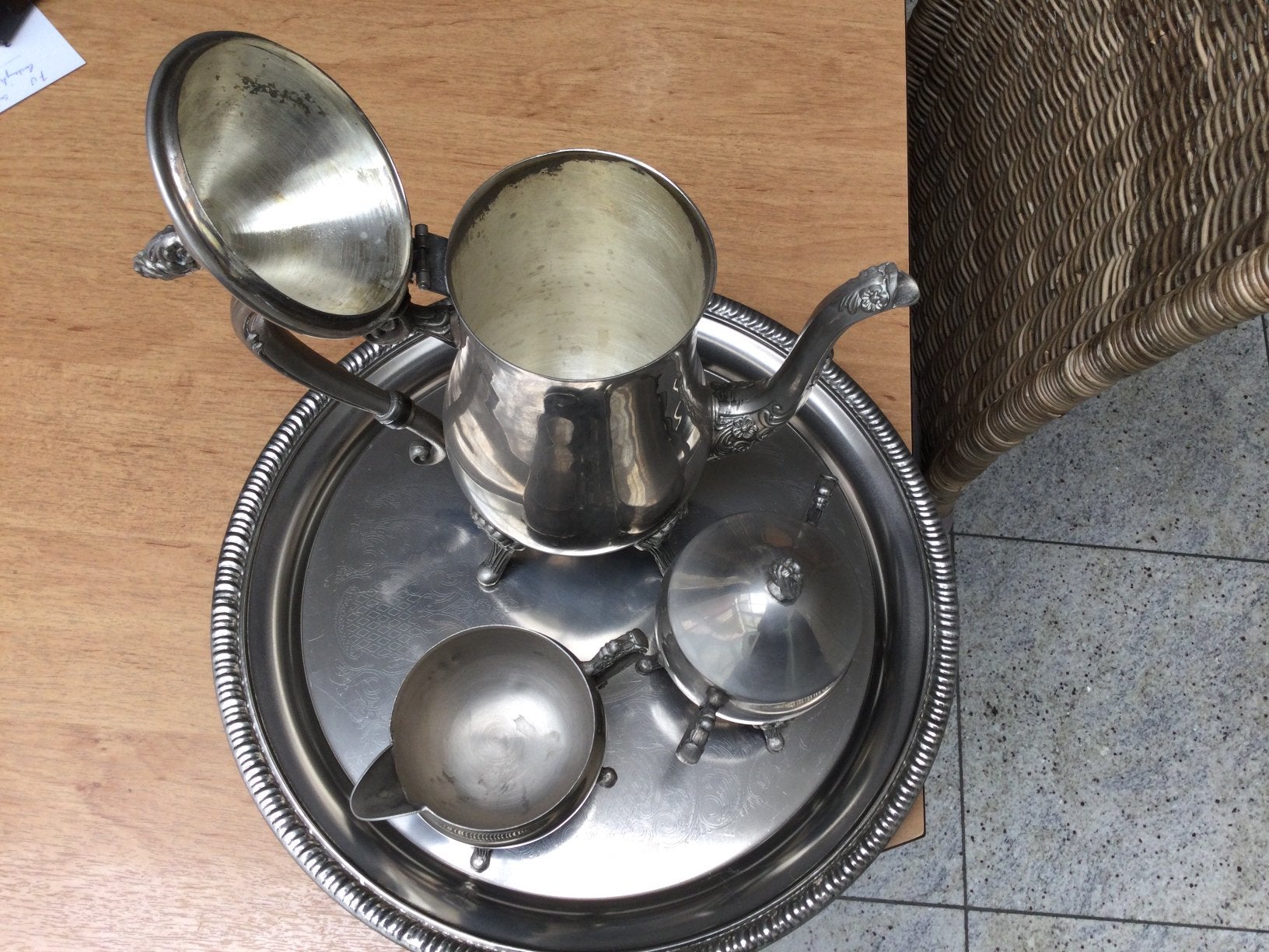 Tinnen servies, Antiquités & Art, Enlèvement
