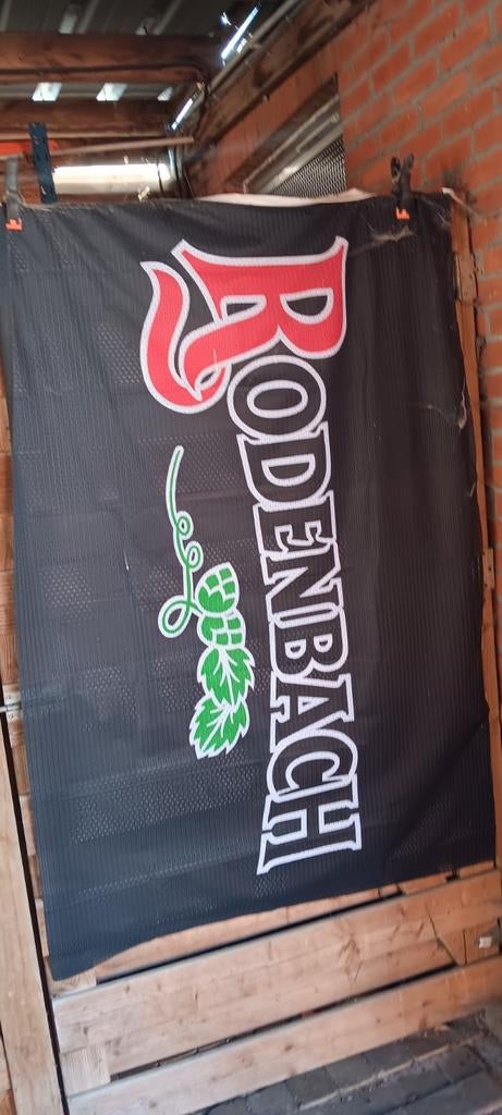Vlag rodenbach, Verzamelen, Biermerken, Ophalen of Verzenden
