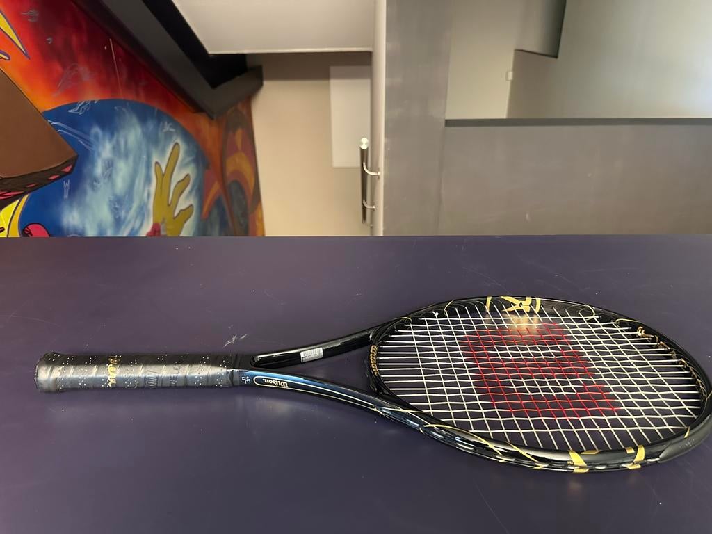 Serena Williams – Raquette Wilson K Factor Gold signée, Enlèvement, Raquette, Wilson
