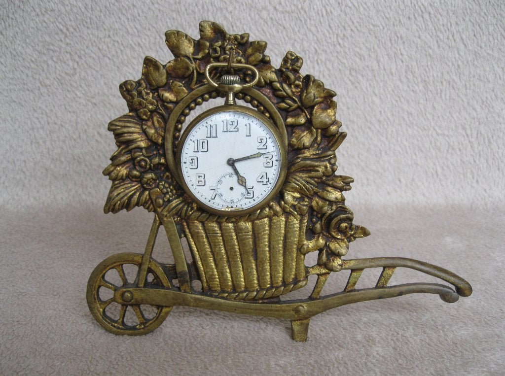 porte-montre kruiwagen, Antiek en Kunst, Ophalen