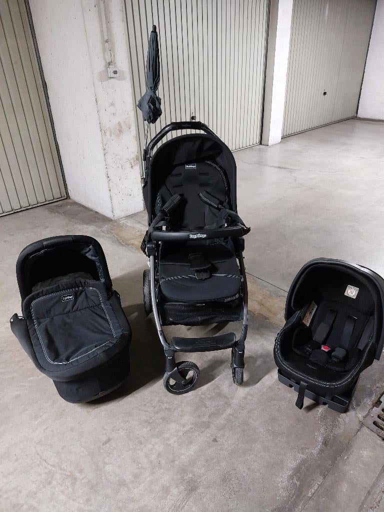Poussette trio Pegperego, Enfants & Bébés, Poussettes & Combinaisons, Comme neuf, Poussette, Autres marques, Avec siège auto, Avec nacelle