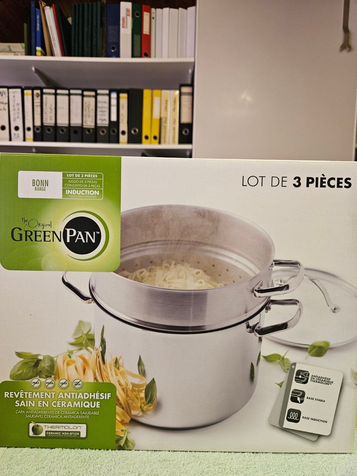 Moule à pâtes Green Pan non utilisé dans son emballage d'ori, Enlèvement