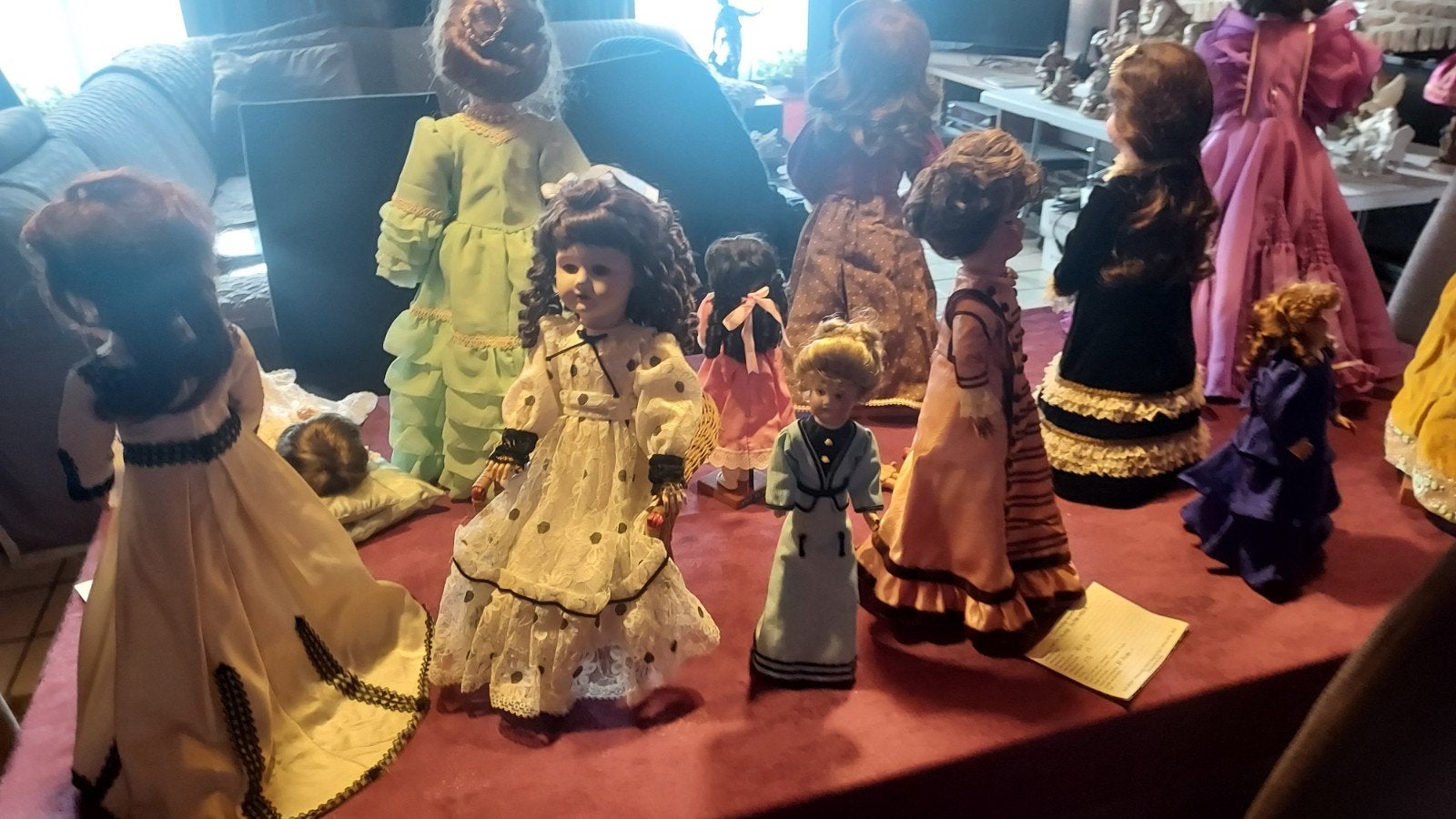 Antieke porseleinen poppen te koop, Enlèvement