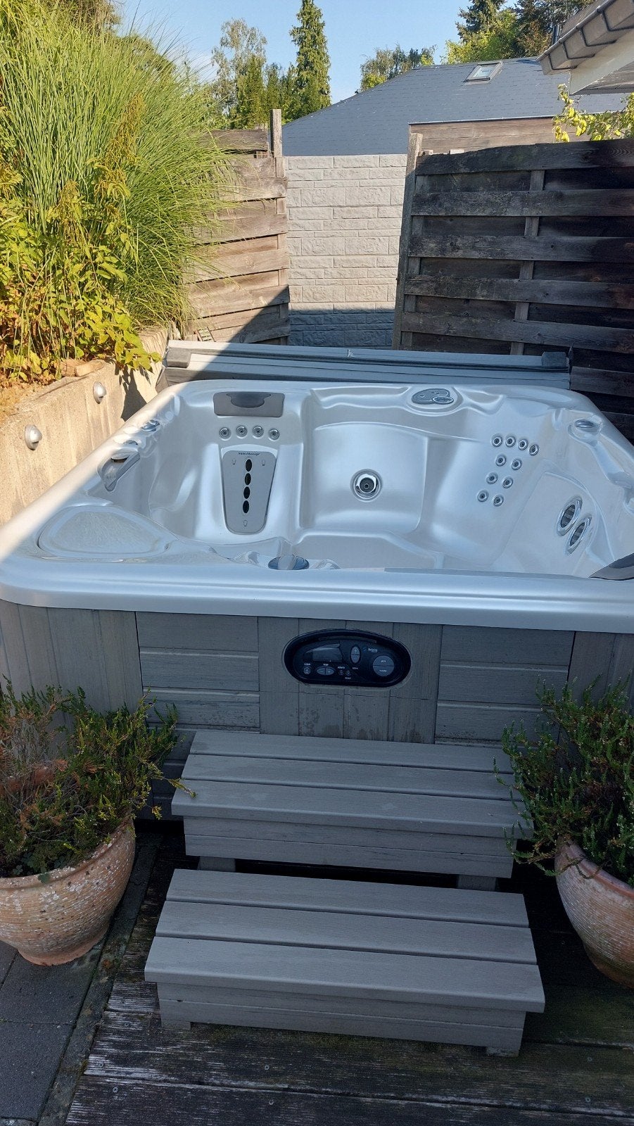 jacuzzi, Enlèvement, Utilisé, Pompe, Fixé