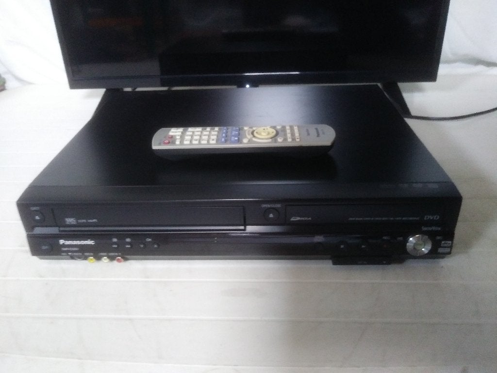 Panasonic ES-DMR35 noir, enregistreur DVD/enregistreur VHS, Enlèvement ou Envoi, Comme neuf, Lecteur ou enregistreur VHS
