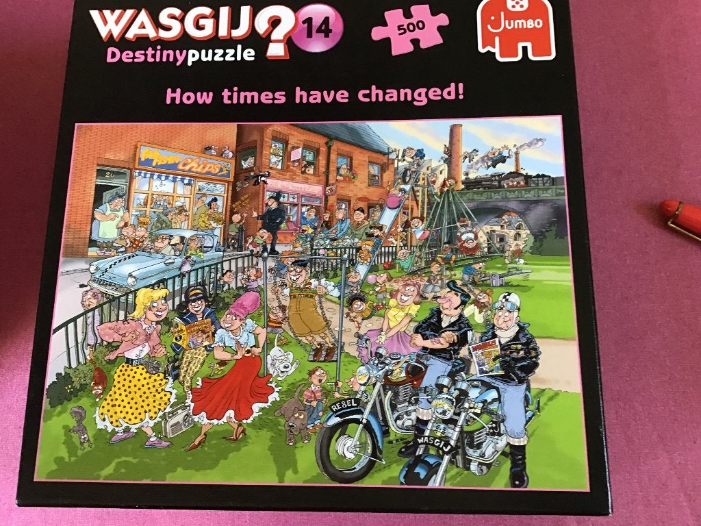 Puzzel wasgij, Ophalen of Verzenden, 500 t/m 1500 stukjes, Gebruikt, Legpuzzel