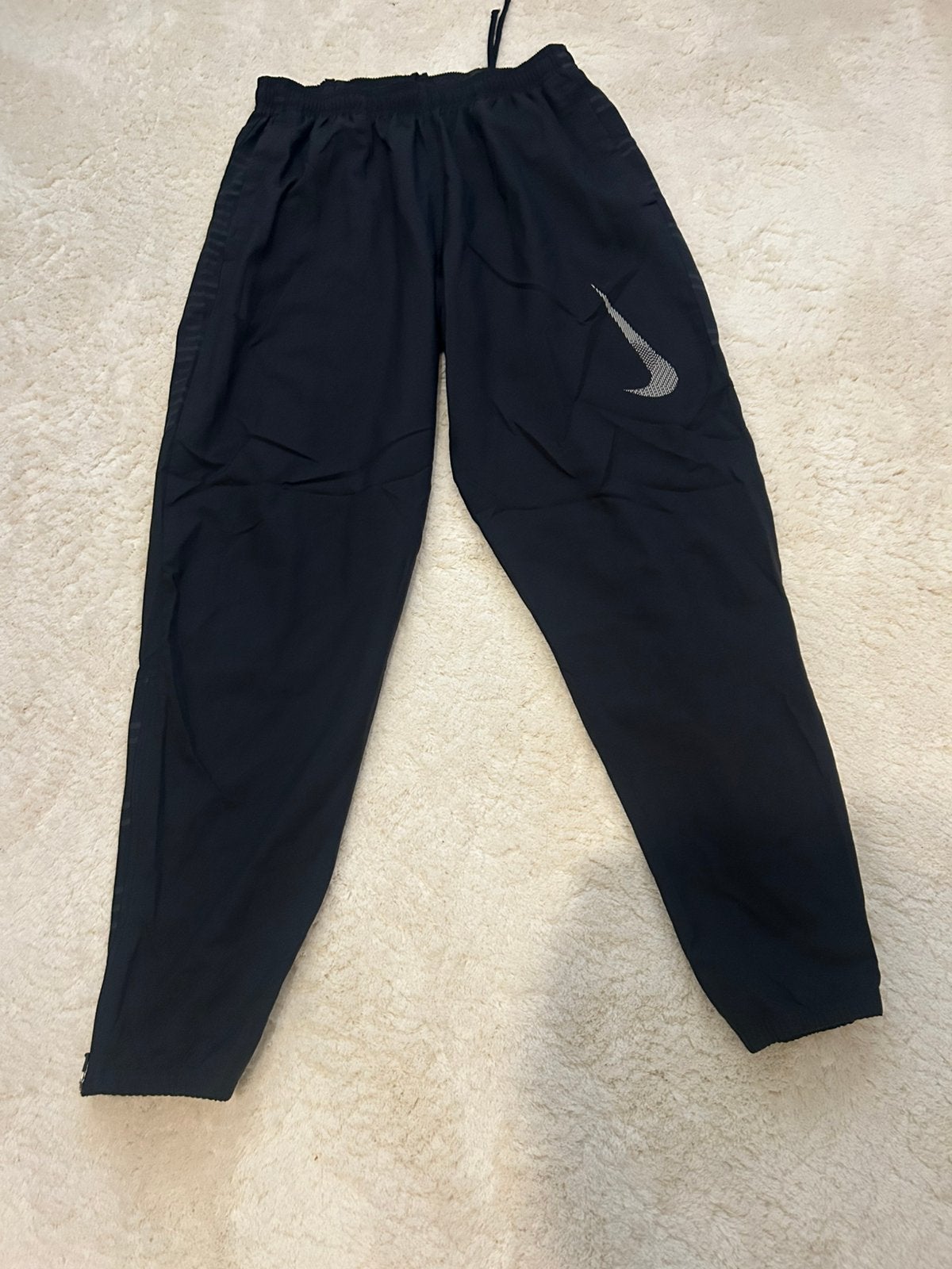 Pantalon running noir (M), Ophalen of Verzenden, Zo goed als nieuw, Maat 48/50 (M), Zwart