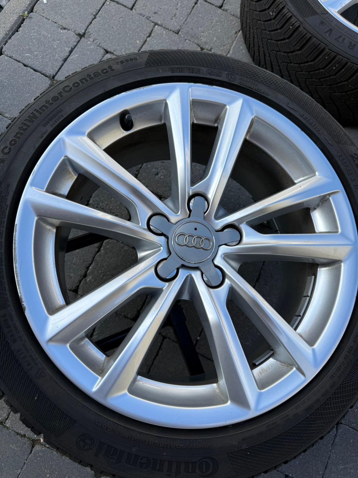 Audi-velgen, Ophalen, Velg(en), 17 inch, Winterbanden
