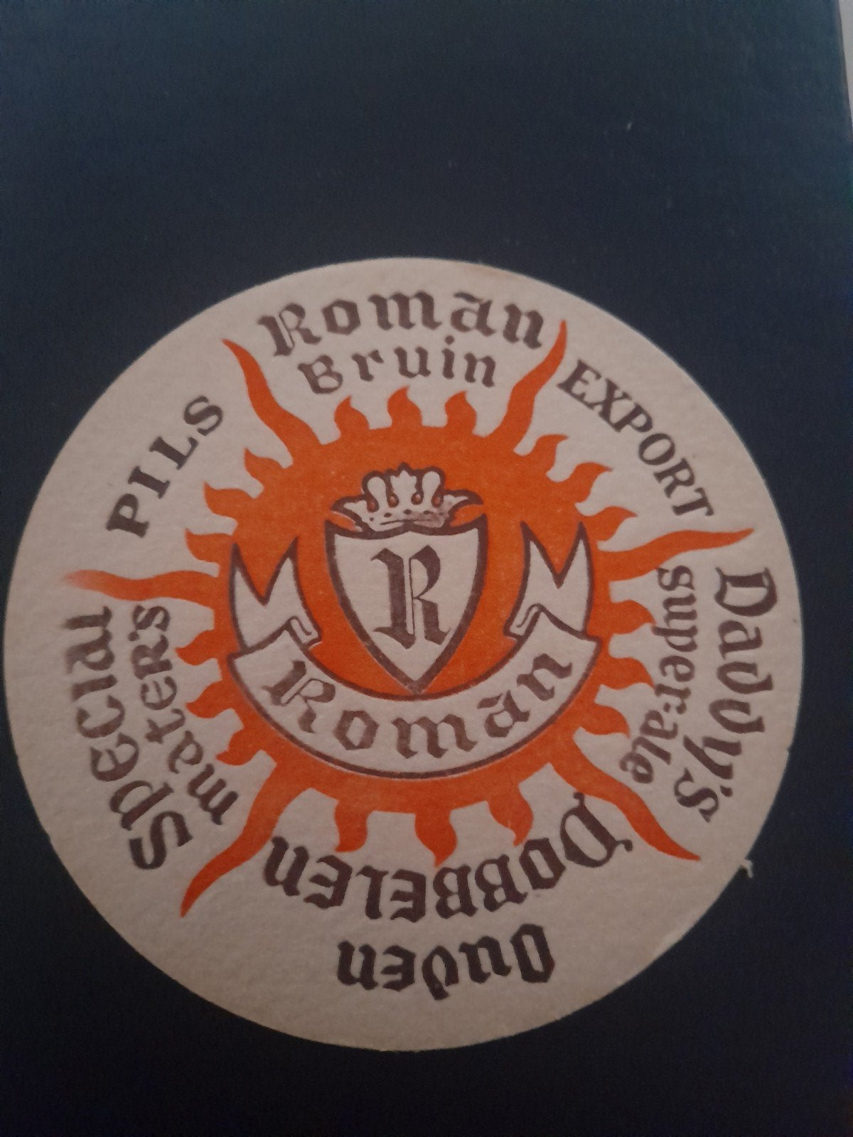 bierviltje brouwerij roman, Postzegels en Munten, Penningen en Medailles, Ophalen of Verzenden