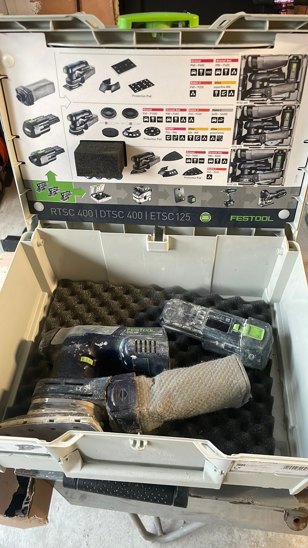 Festool dtsc400. Body en accu, Doe-het-zelf en Bouw, Ophalen of Verzenden, Gebruikt