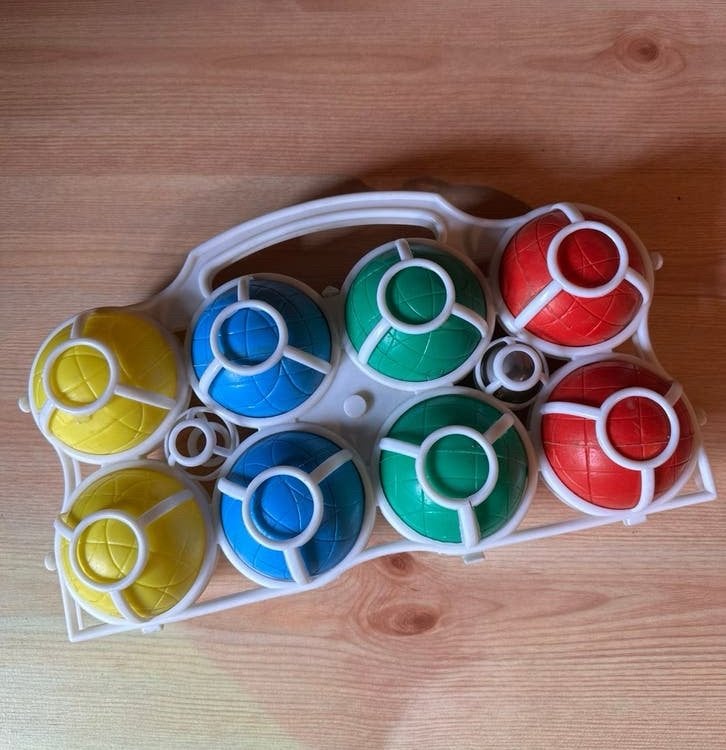 Ancien jeu de pétanque années 70 pour enfants, Collections, Enlèvement, Comme neuf