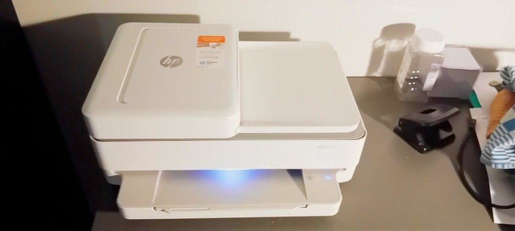 ALLROUND PRINTER INKJET HP ENVY 6432E, Printer, Inkjetprinter, Draadloos, Zo goed als nieuw