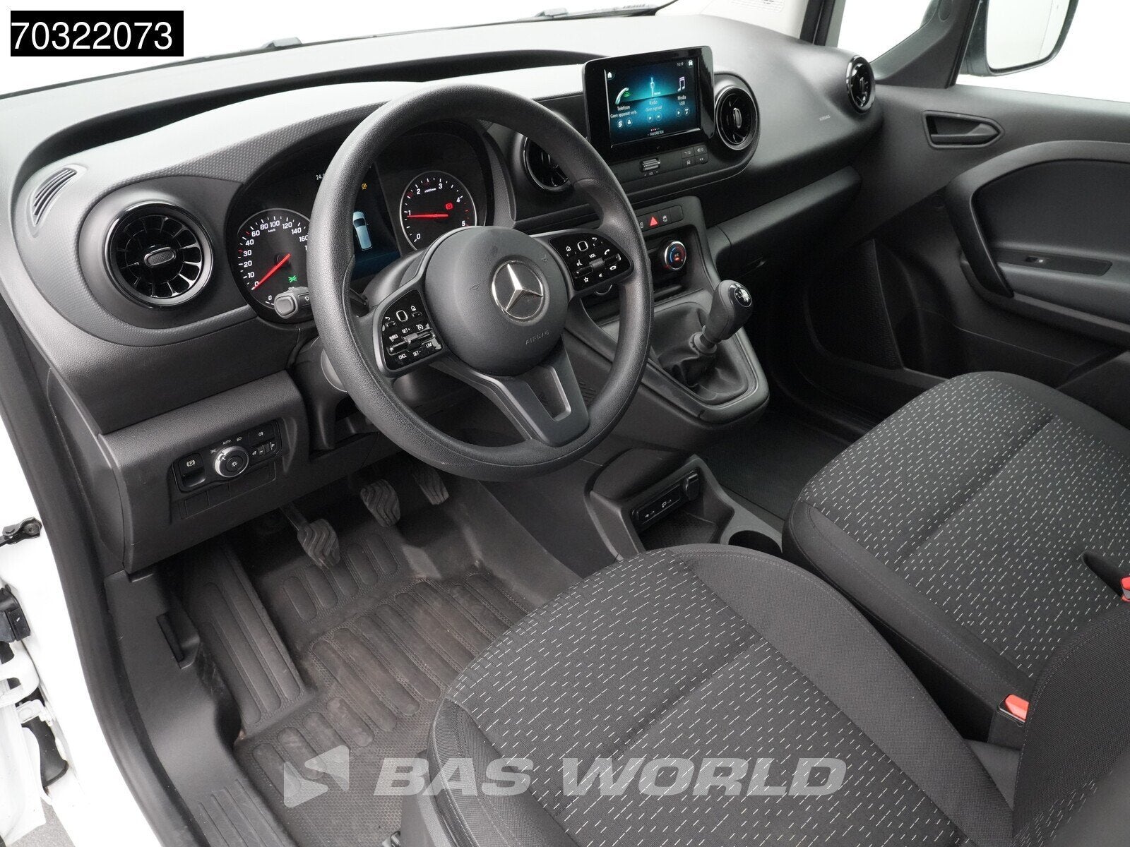 Mercedes Citan 112 CDi L2H1 LED Airco Camera Cruise Parkeers, Stof, Gebruikt, Euro 6, 4 cilinders
