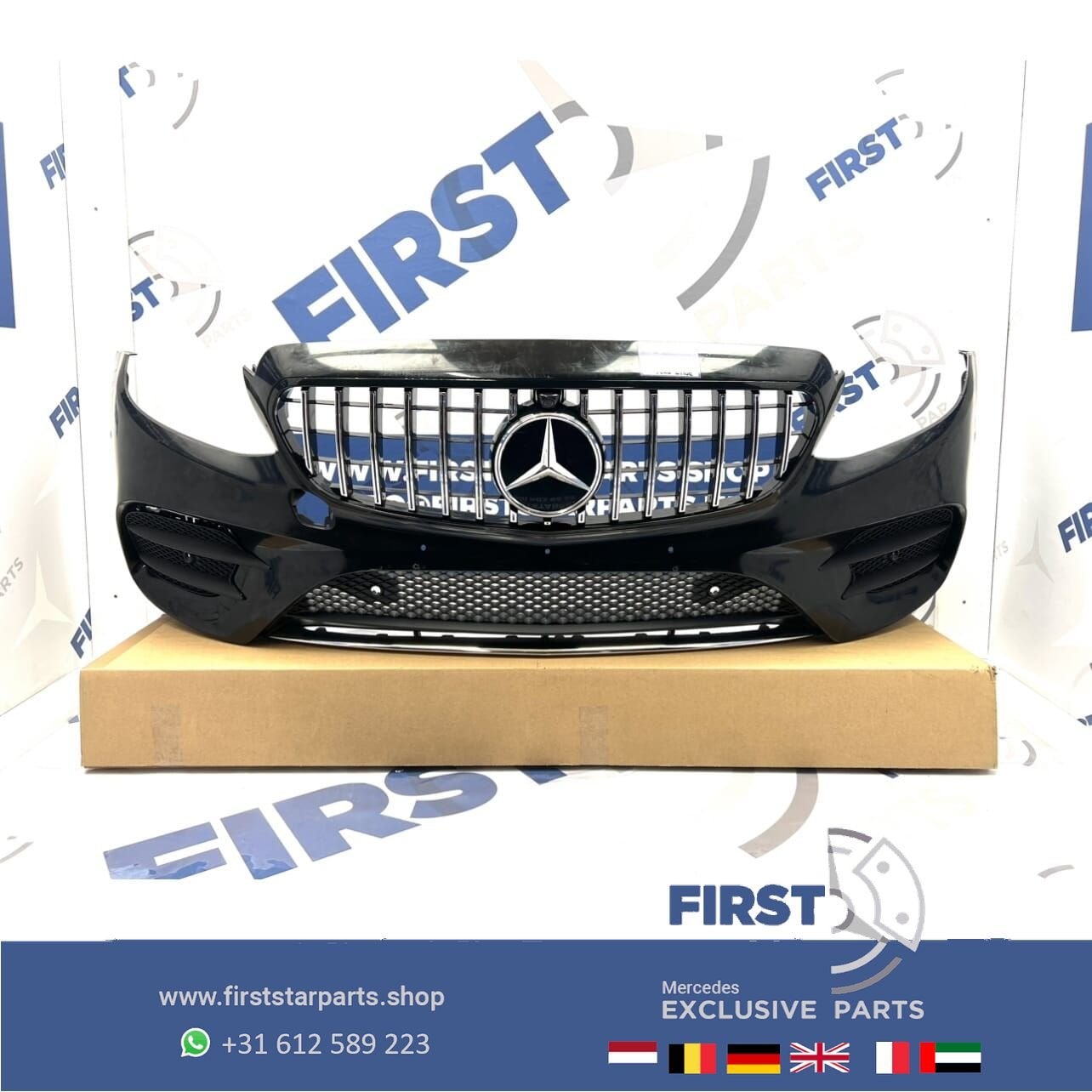 W213 BUMPER AMG PAKKET E43 VOORBUMPER COMPLEET + GT GRIL S21