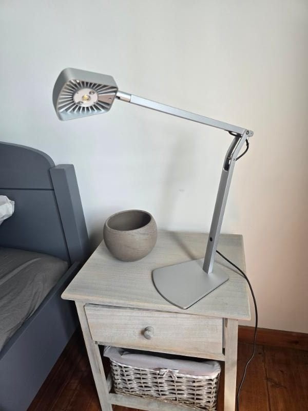 Veilleuse Ikea comme neuve, Enlèvement ou Envoi, Lampe de bureau, Comme neuf, Gris