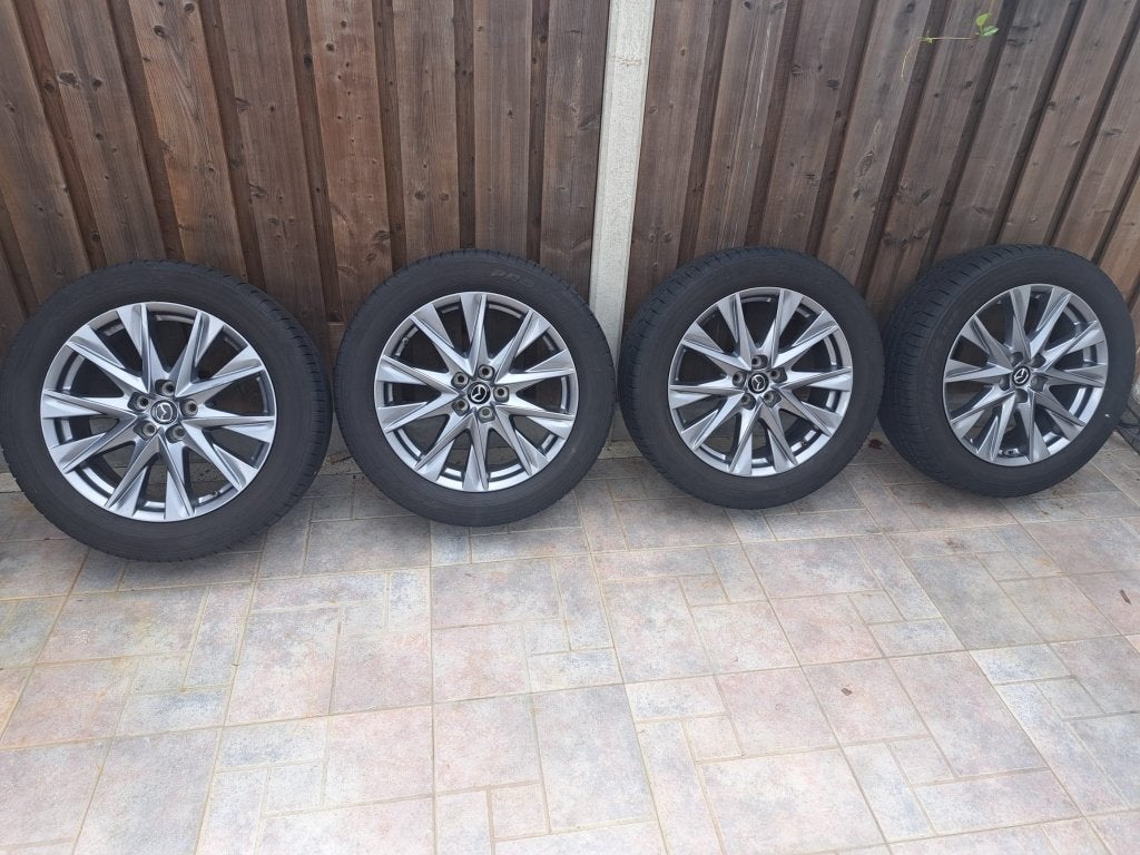 Mazda cx5 velgen met zomerbanden, Auto-onderdelen, Banden en Velgen, Gebruikt, Velg(en), Personenwagen, Ophalen