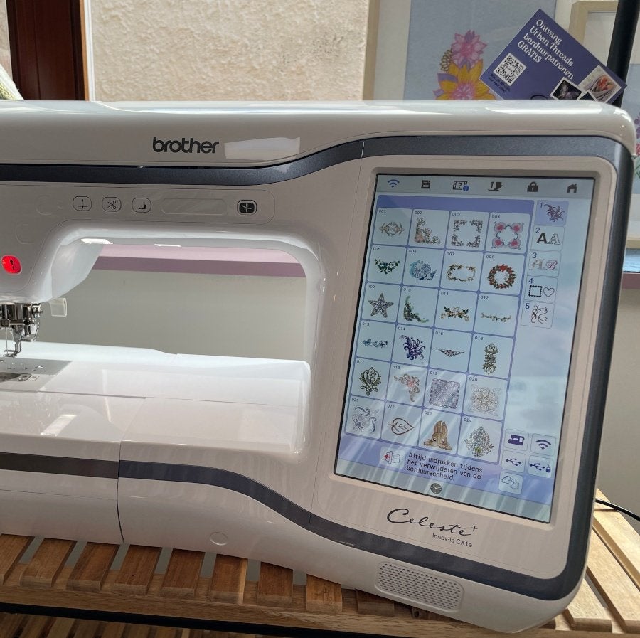 Borduurmachine Brother - Celeste CX1e (showroommodel), Hobby & Loisirs créatifs, Enlèvement, Comme neuf, Broderies à la machine