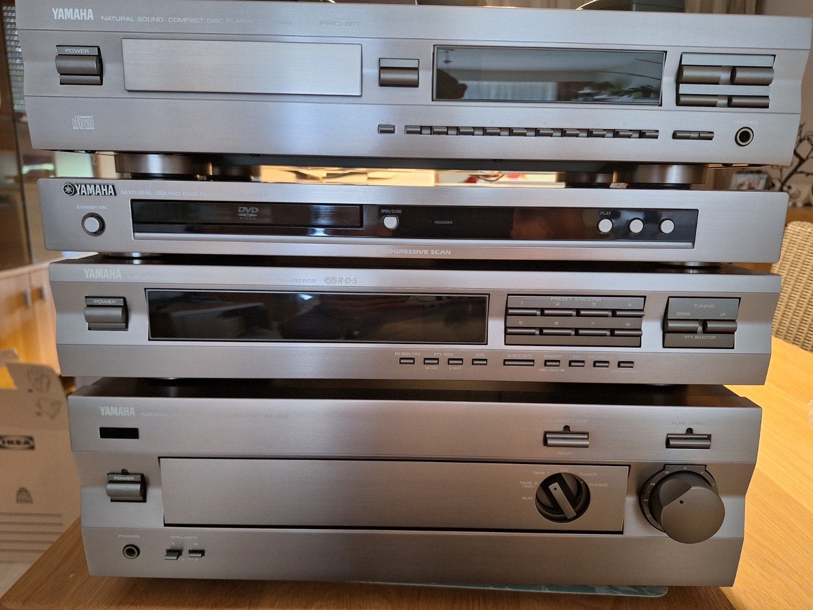 yamaha versterker, Ophalen