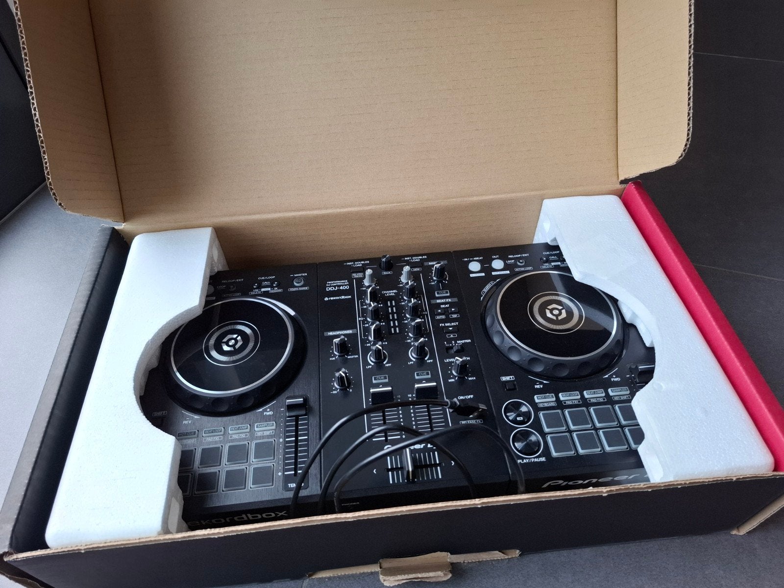pioneer ddj 400 en Vonyx actieve  boxen, Musique & Instruments, Enlèvement, Comme neuf, DJ-Set, Pioneer