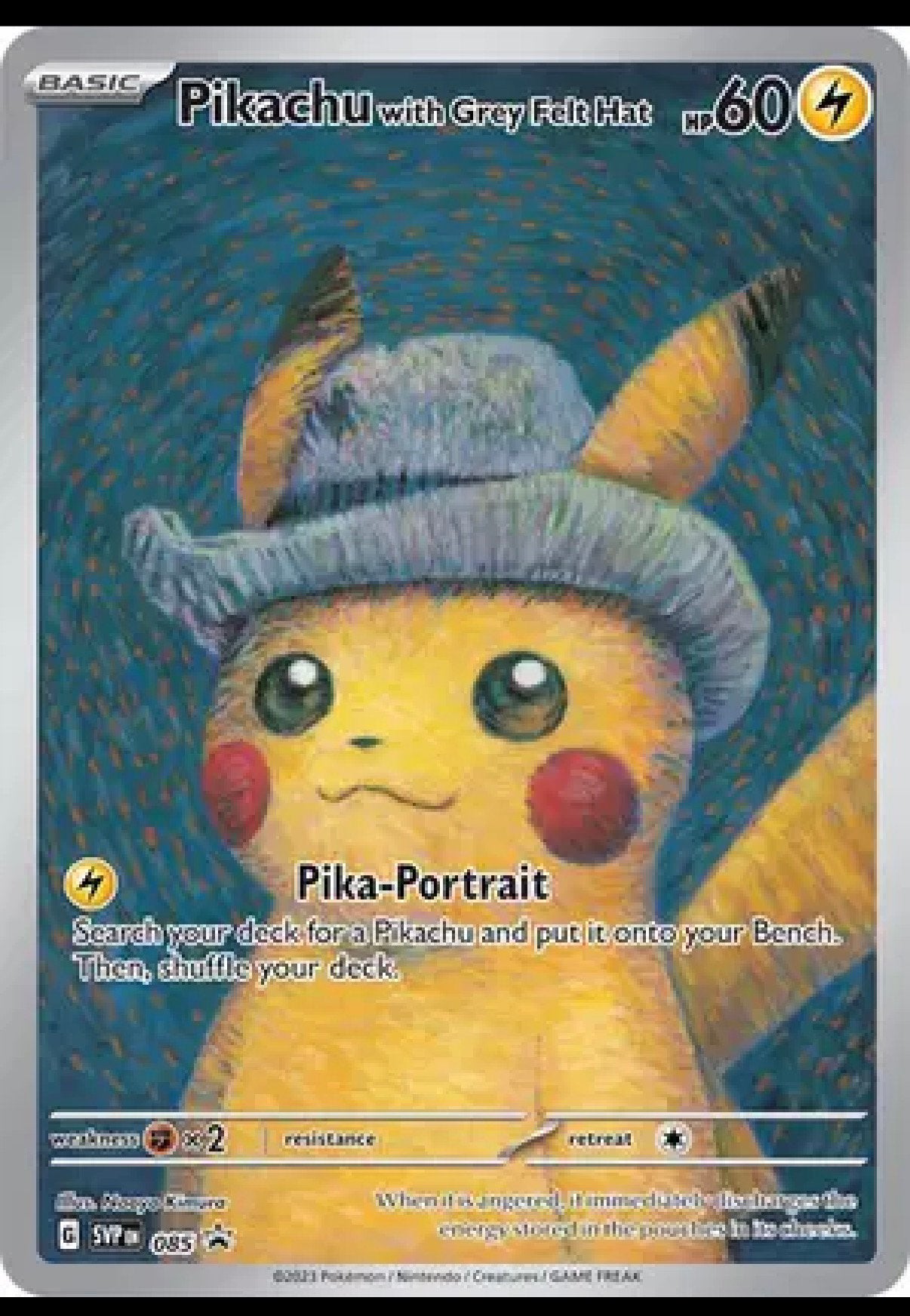 Sealed Pikachu with Grey Felt Hat, Ophalen, Nieuw, Losse kaart