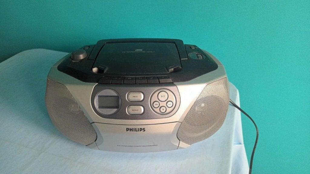 radio cd cassette, Audio, Tv en Foto, Radio's, Ophalen, Gebruikt, Radio, Met cd-speler