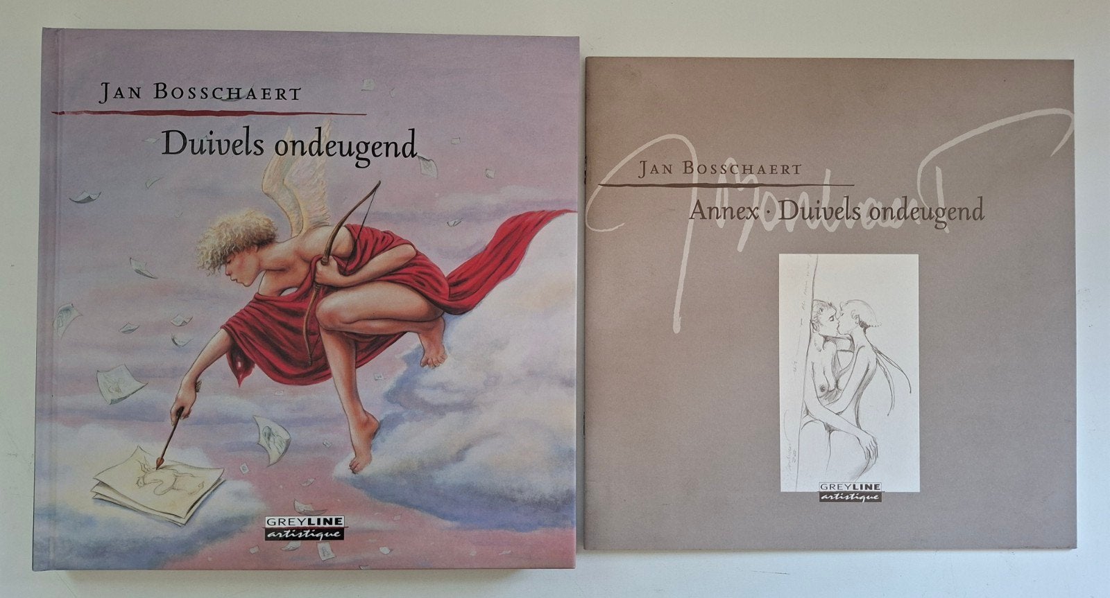 Jan Bosschaert Duivels ondeugend + Annex, Ophalen of Verzenden, Overige figuren, Zo goed als nieuw, Boek of Spel