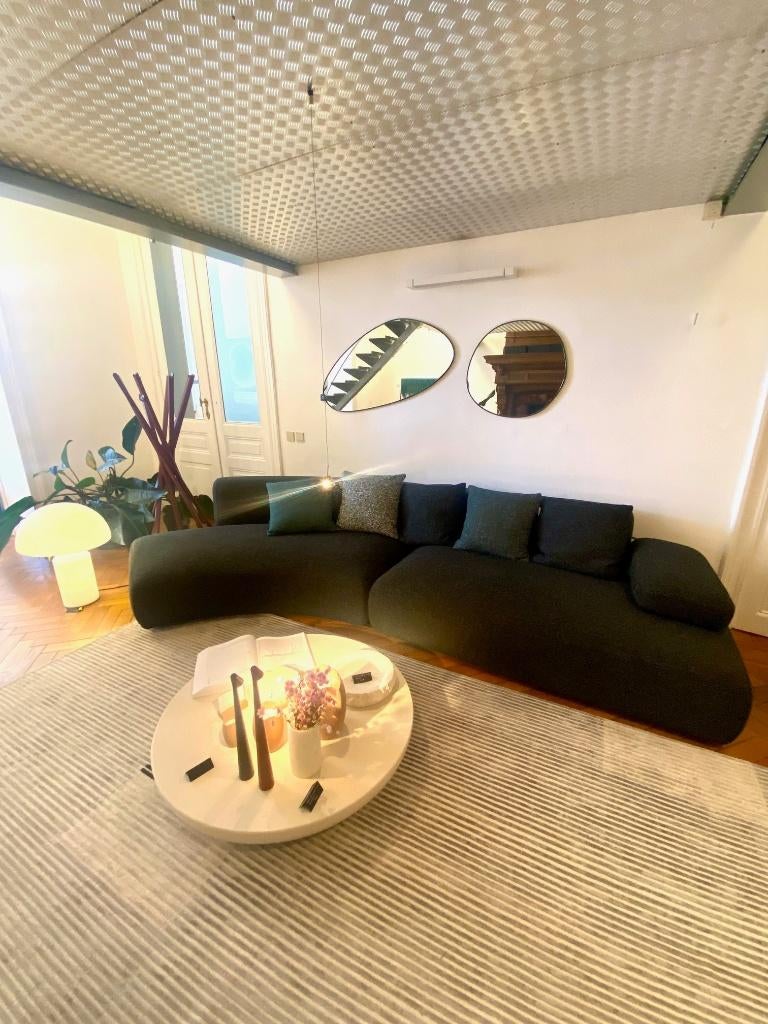 ITALIA Cosy Curve MDF-bank, Hoekbank, 300 cm of meer, Ophalen of Verzenden, Zo goed als nieuw