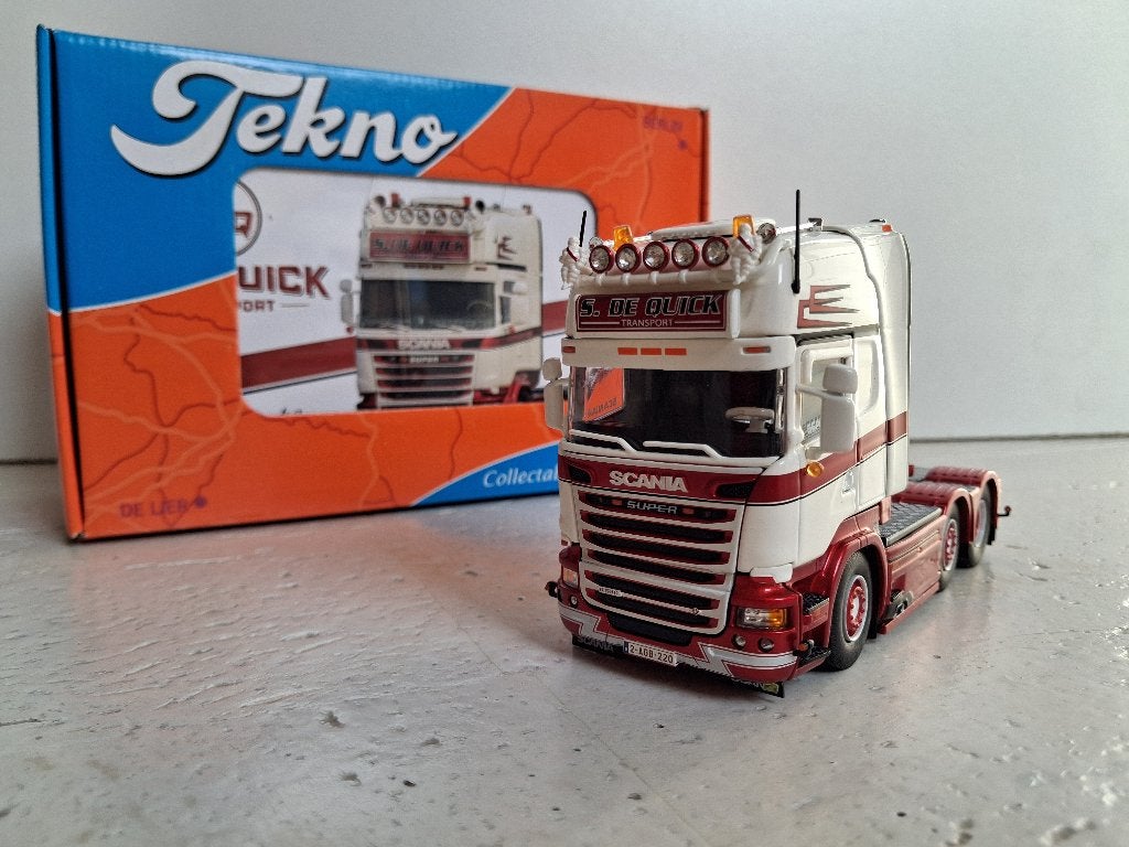 Tekno S.deQuick Scania Rserie, Hobby en Vrije tijd, Modelauto's | 1:50, Ophalen of Verzenden, Nieuw, Bus of Vrachtwagen, Tekno