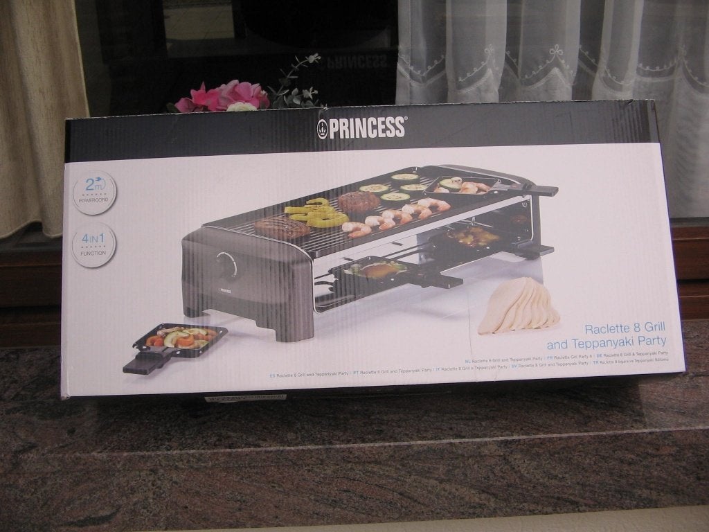raclette & grill & teppanjaki  Pricess /8 personen, Ophalen, Zo goed als nieuw, Tafelgrill