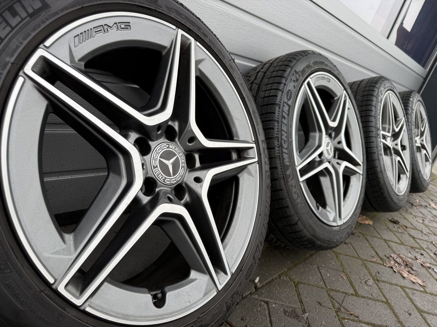Orig. 18” Mercedes C klasse W206 AMG W205 W212 velgen banden, Pneus et Jantes, Véhicule de tourisme, -, 18 pouces