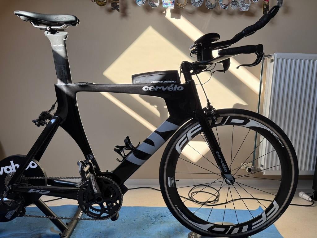 Tijdritfiets Cervélo P2, Ultegra Di2 11 speed – 3 wielsets, Gebruikt, Overige maten, Meer dan 20 versnellingen, 53 tot 57 cm