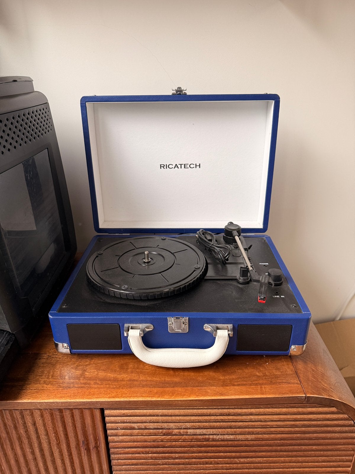 Platenspeler ricatech rtt68 melbourne, TV, Hi-fi & Vidéo, Enlèvement ou Envoi, Comme neuf, Tourne-disque, Autres marques