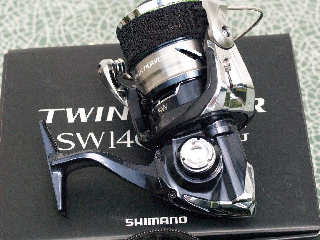 2 moulinets Shimano Twinpower 14000 Xg NEUFS + tresse+housse, Enlèvement ou Envoi, Neuf, Moulinet