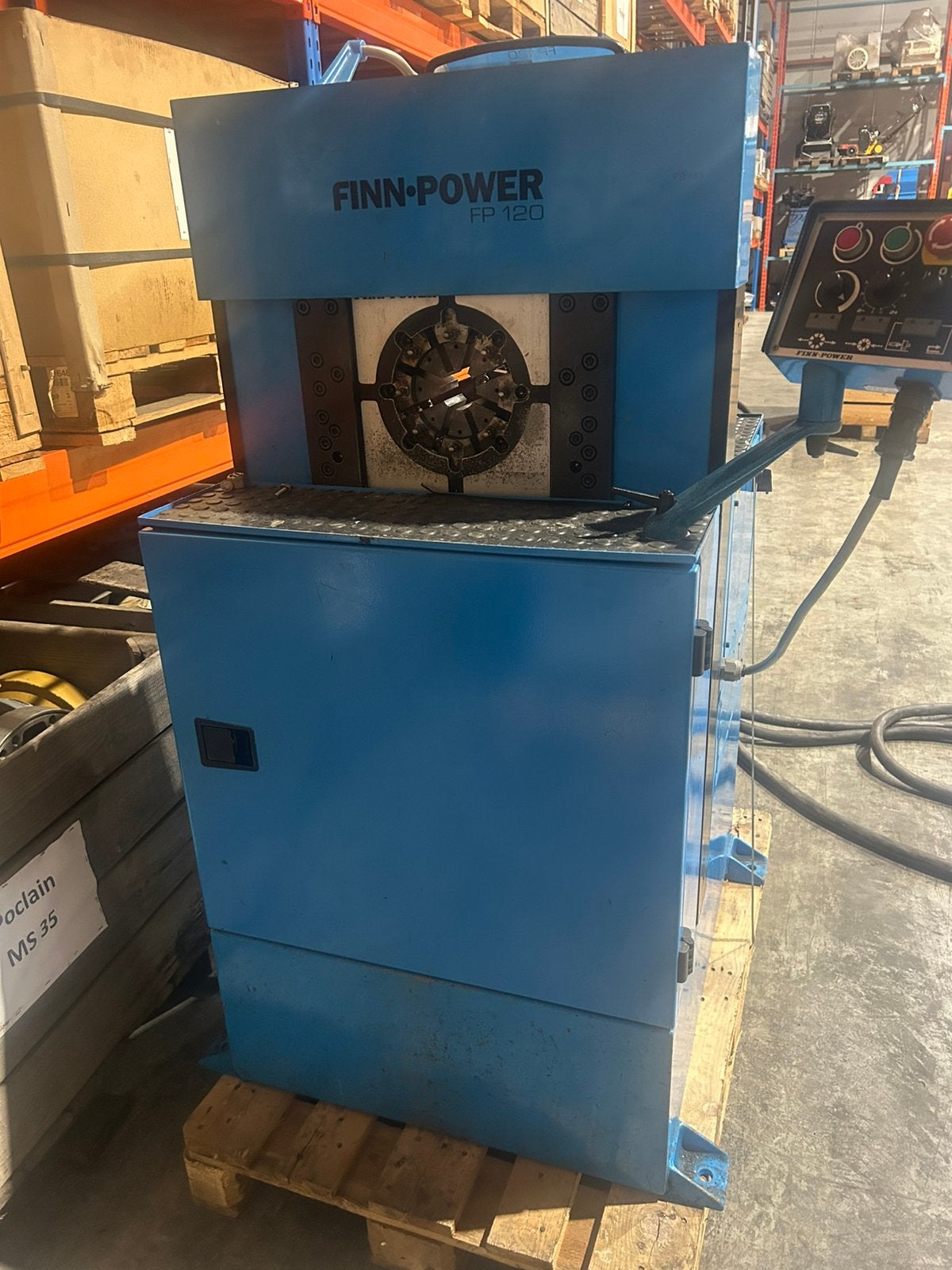 Finnpower FP120 slangenpers, Ophalen, Zo goed als nieuw