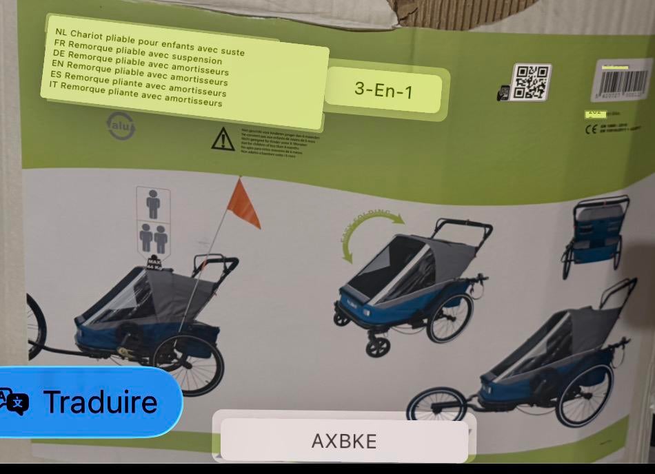 AxBike, Fietsen en Brommers, Fietsaccessoires | Buggydragers, Ophalen of Verzenden, Zo goed als nieuw